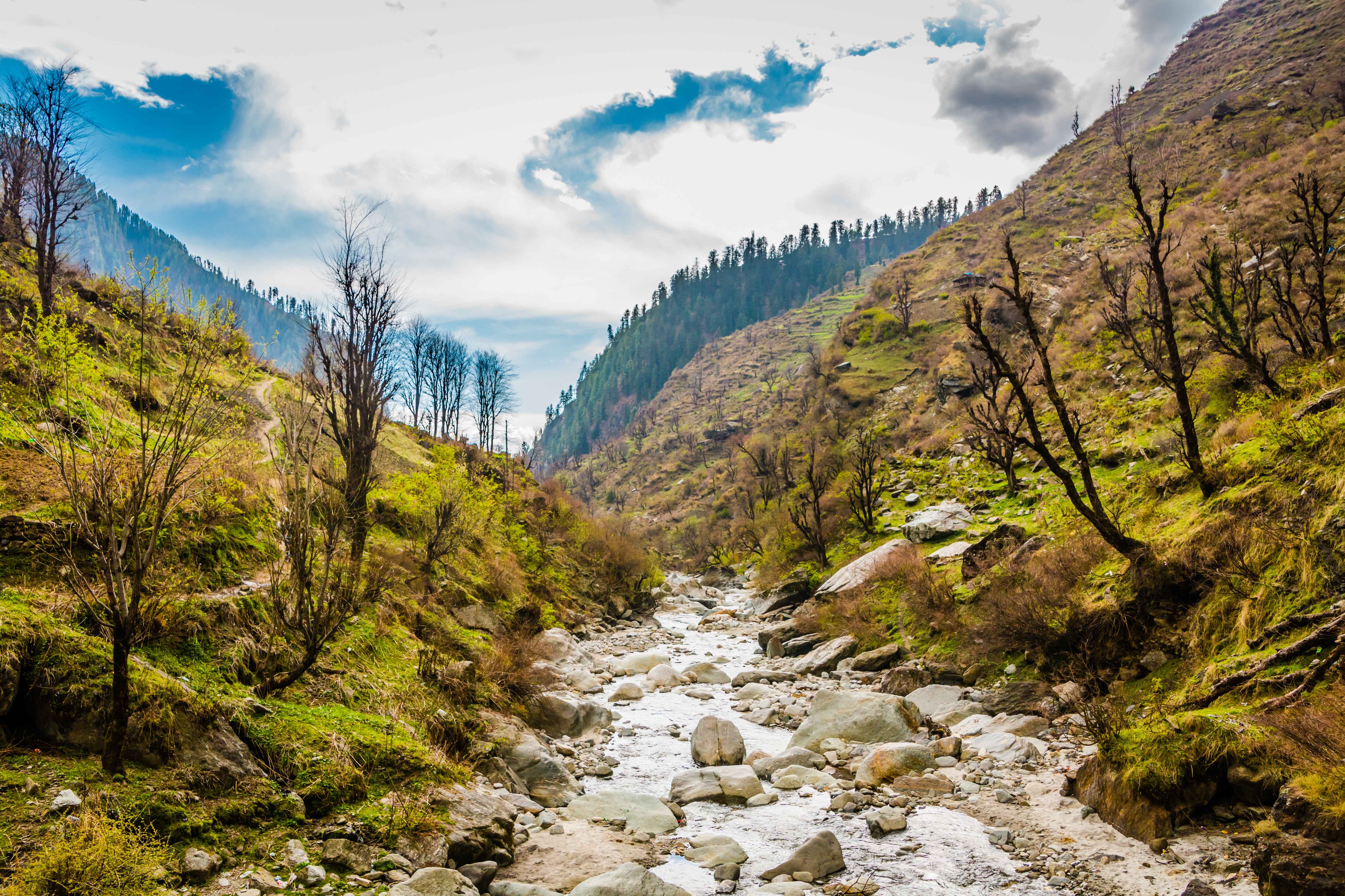 Snowy mountains of Tawang