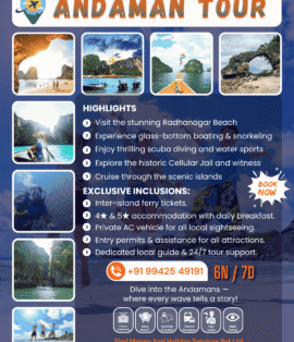 Andaman Tour Packages from Chennai | FindHolidays.in